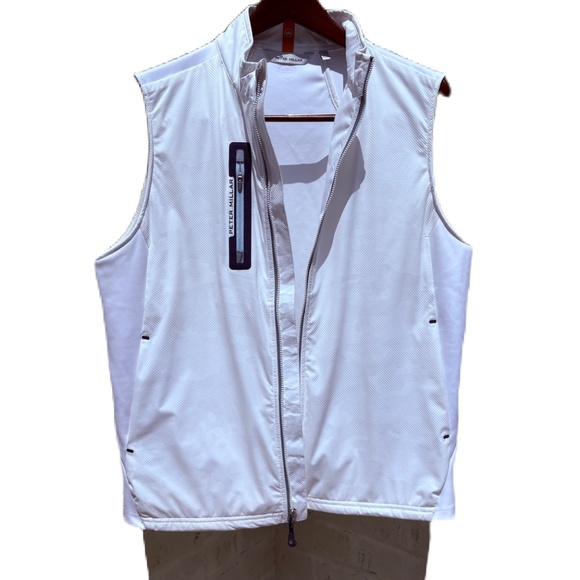 Peter Millar Crown Sport Hyperlight Fuse Hybrid Vest white Large - Picture 3 of 16